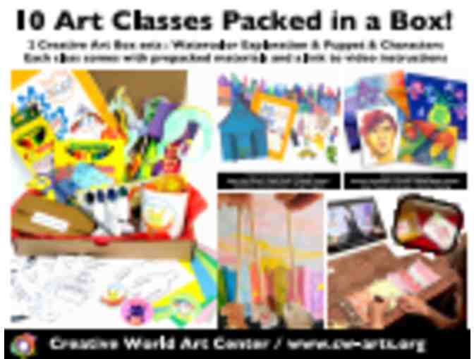 10 Art Classes Packed in a Box - Creative World Art Center