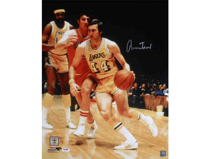 Jerry West (Lakers Legend) Hand Signed 16'x20' Photograph