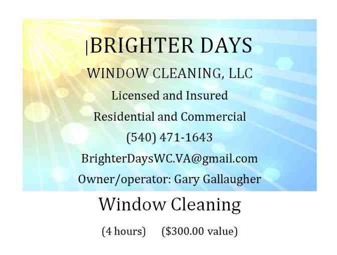 RISE and SHINE - Window Cleaning from Brighter Days with a Coffee Package!!!