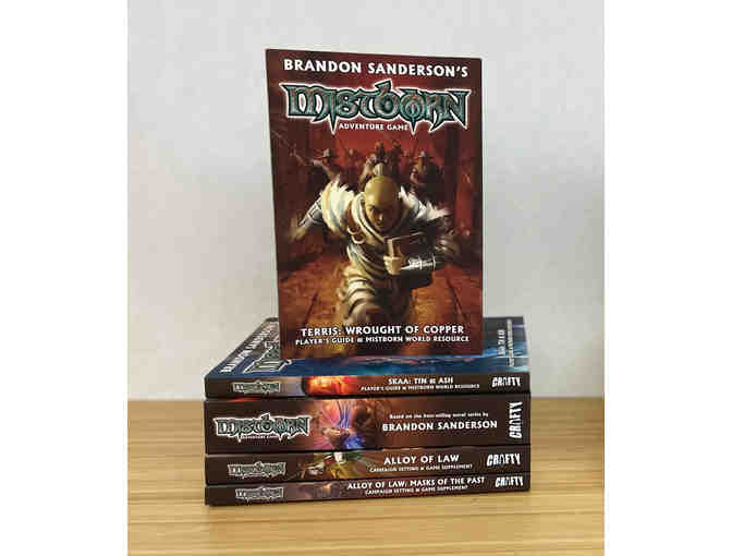Mistborn Adventure Game books set 2 (signed by Alex Flagg)