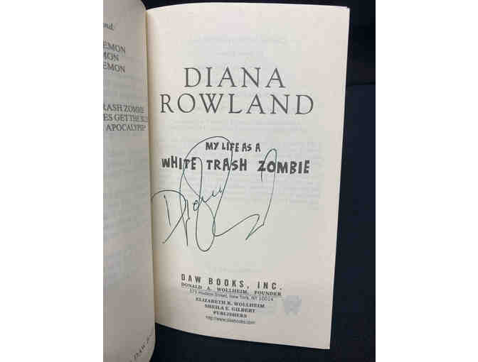Diana Rowland White Trash Zombie Signed Bundle