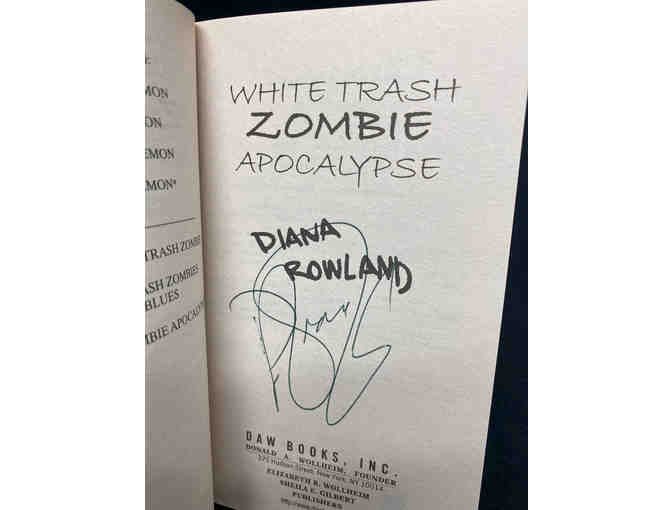 Diana Rowland White Trash Zombie Signed Bundle