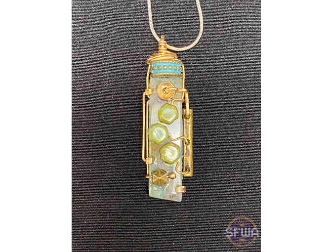 Jade Solarpunk necklace by Erin Cairns