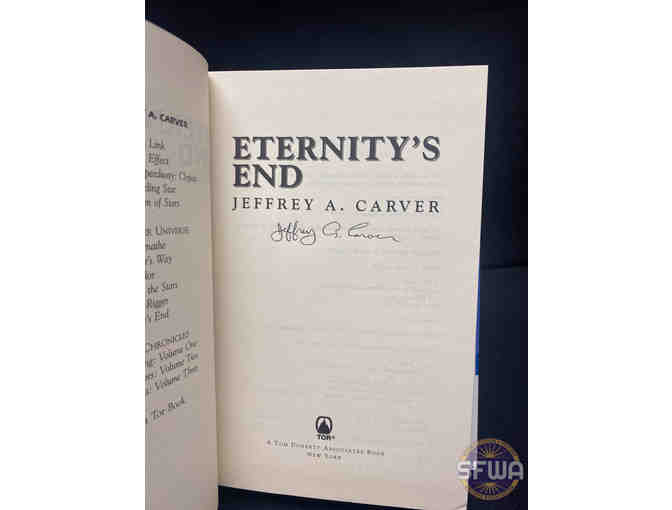 Jeffrey A. Carver Signed Book Bundle