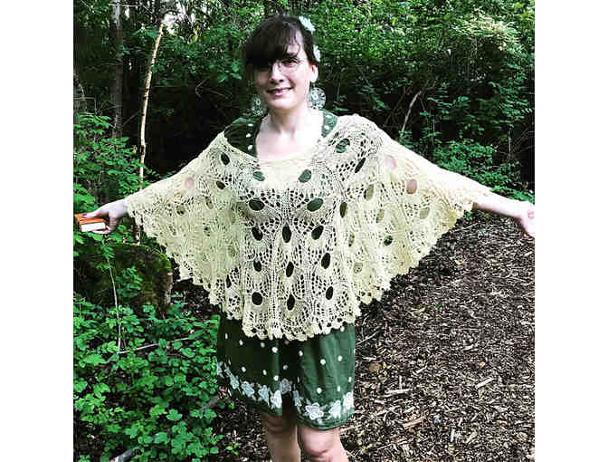 Shawl or Sweater Knitted by Marie Vibbert