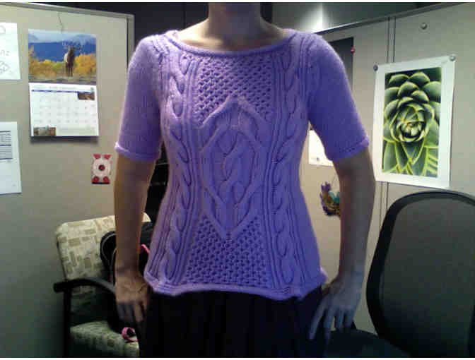 Shawl or Sweater Knitted by Marie Vibbert