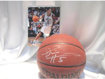 Devin Harris signed basketball and photo