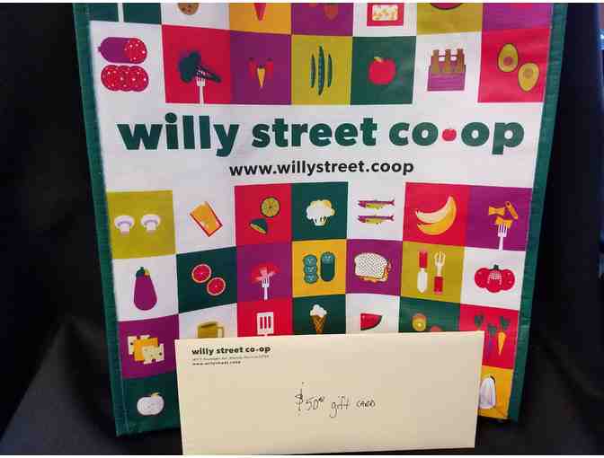 $50 gift card and tote bag from Willy Street Co-op