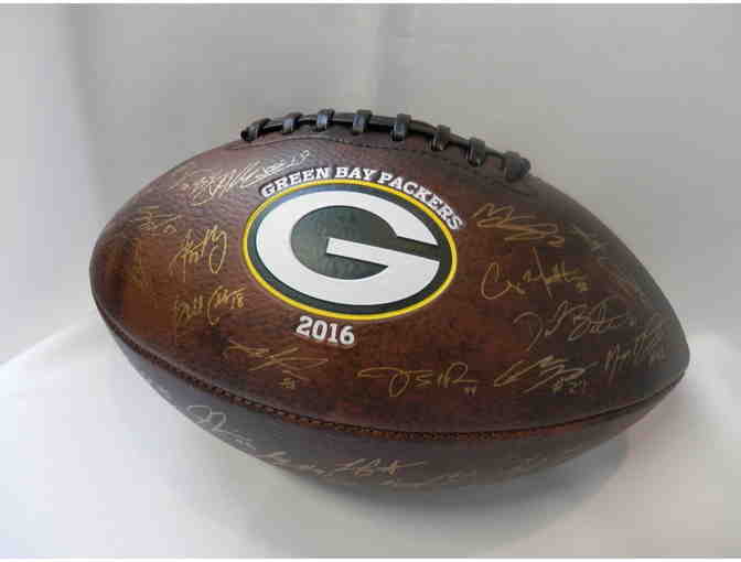 Football signed by 2016 Green Bay Packers
