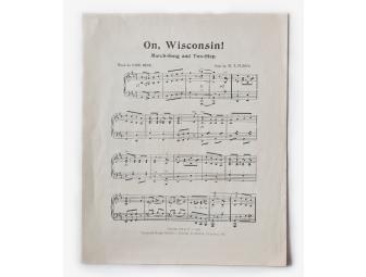 'On, Wisconsin!' March Song and Two-Step Sheet Music