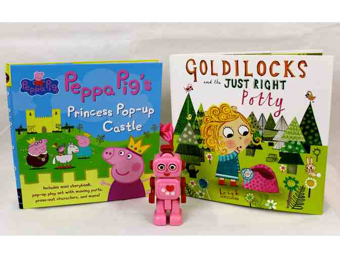Peppa Pig's Princess Pop Up Castle, Goldilocks and the Just Right Potty and Toy Bundle
