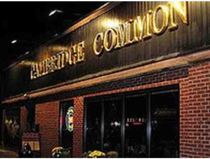 Cambridge Common Restaurant Dinner for 2