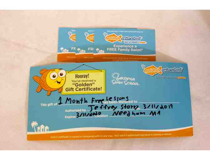 Goldfish Swim School- Needham - 1 Month Free Swim Lessons and 3 Family Swim Passes