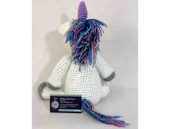 Hand Knit Unicorn Stuffed Animal