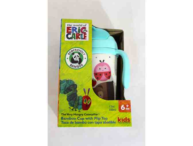 Very Hungry Caterpillar 5 Piece Bamboo Feeding Set and Matching Bamboo Cup