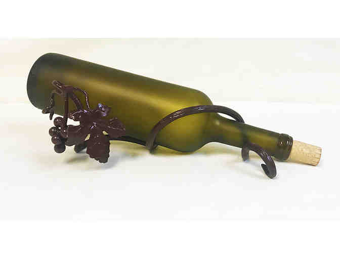 Hand Forged Metal Wine Bottle Rack #1 & Owl's Lair Wine