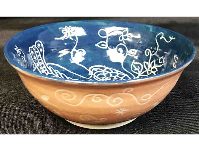 Wheel Thrown 'Bird' Bowl - Pottery