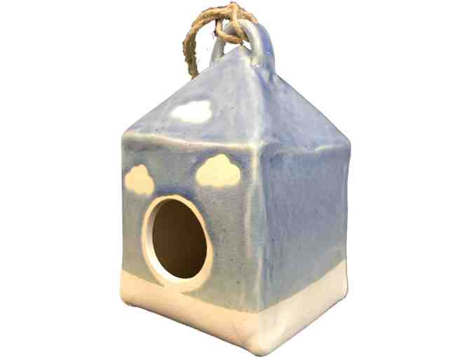 4 Handmade Ceramic Birdhouses