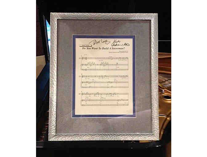 Disney 'Frozen' Signed Score with DVD