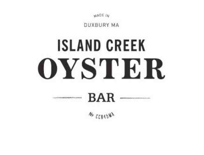 Oyster & Beer tasting followed by Lunch for 10 at Island Creek Oyster Bar