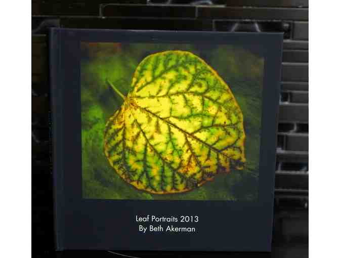 'Leaf Tapestry' and 'Golden Leaves' by Beth Akerman, P '07, plus 'Leaf Portraits' book