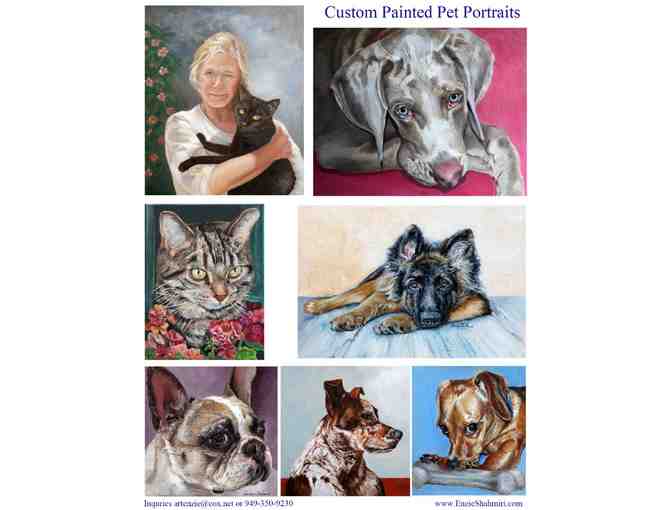 Custom Pet or Person Portrait by Portrait Artist Enzie Shahmiri