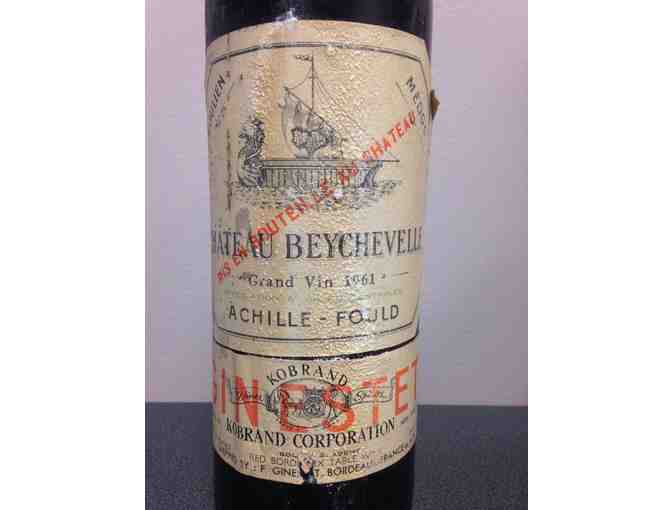 Bottle of 1961 Chateau Beychevelle Bordeaux