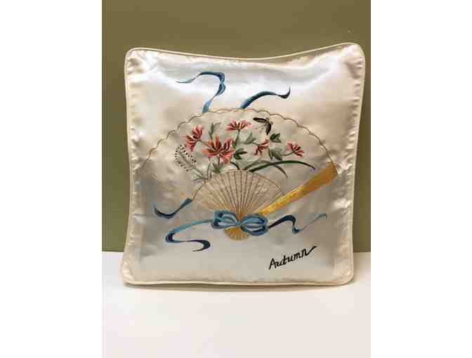 Four Pillow Covers Featuring the Four Seasons