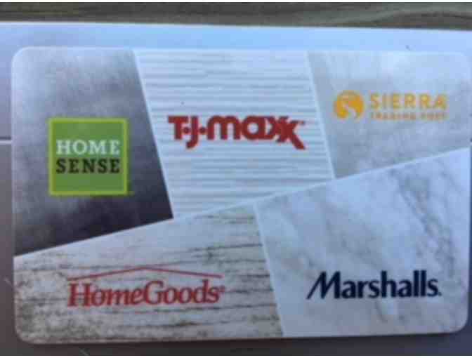 $100 Gift Card to T.J. Maxx, Home Sense, Home Goods, Marshalls, or Sierra Trading Post - Photo 1
