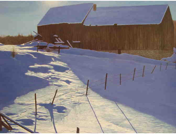 Winter Sun Vermont by Norman Gautreau Print