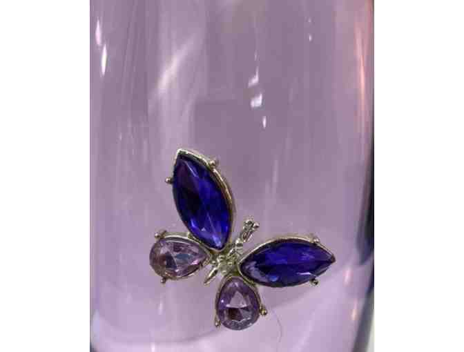 Purple Crystal Vase