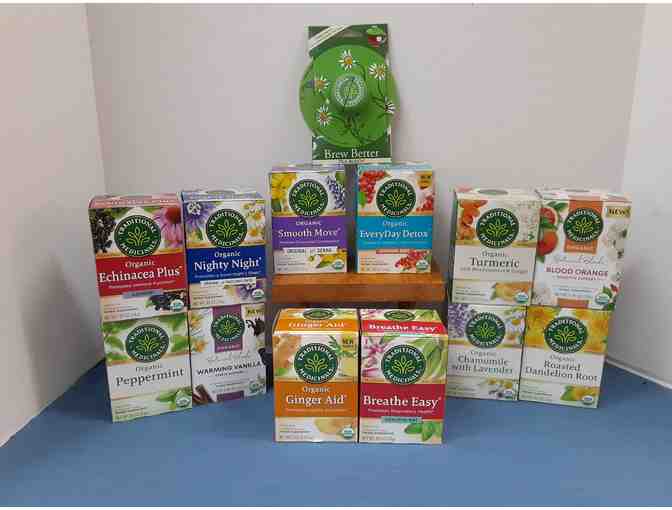 12 boxes of Different Teas & Tea Buddy, Traditional Medicinal