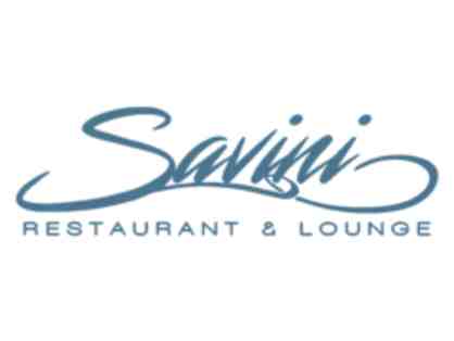 $200 Gift Card to Savini Restaurant and Lounge