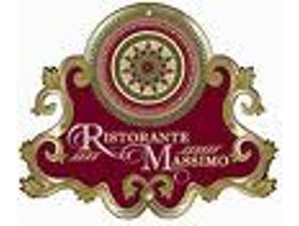 Just Added...$50 Gift Certificate from Ristorante Massimo