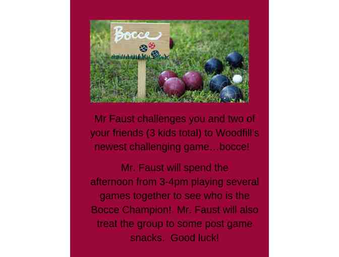 Bocce Ball with Mr. Faust - Photo 1
