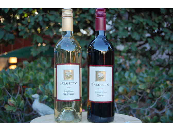 Two Bottles of Bargetto Wine - Pinot Grigio & Merlot ~ $35 Value