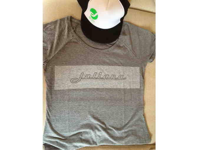 Juliana Bicycles Size Medium T-Shirt & Snap Back Hat