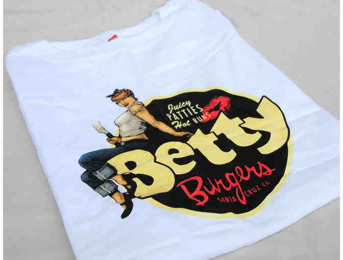 Betty's Burgers $25 Gift Certificate and T-Shirt