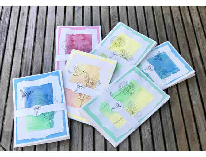 Room 6 Art - Watercolor and Ink Greeting Cards (one set of 4 cards)