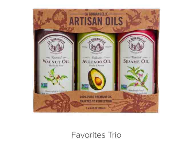La Tourangelle Artisan Oils - Trio Oils plus NEW Citrus Chipotle & Sesame Tamari