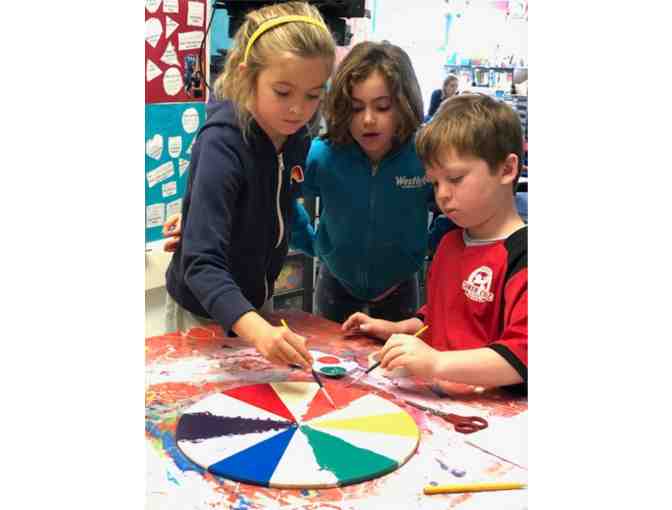 Class Art- Color Wheel Clock  (1st Grade, Ms. Lenz)