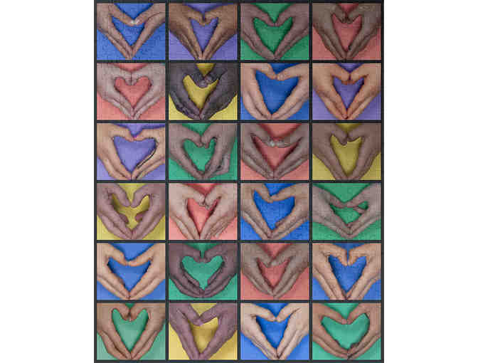 Class Art- Love Puzzle  (2nd Grade, Mrs. Hernandez/Mrs. Thiede)