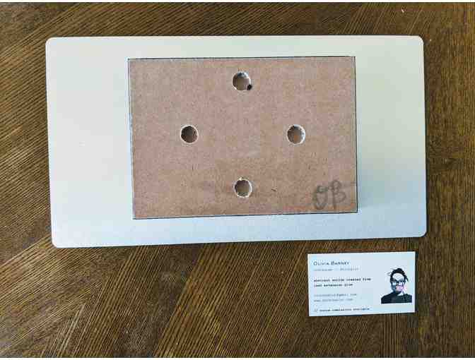 Blotgirl digital print on metal