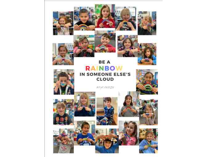 Class Art- Fiber Rainbow Wall Hanging #3  (Kindergarten/1st, Ms. Howell/Holt)