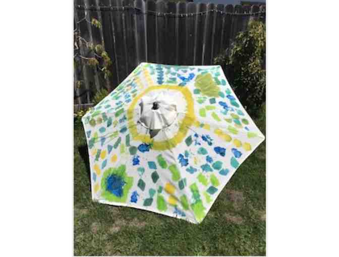 Class Art- Painted Patio Umbrella (Mrs. Hagood)