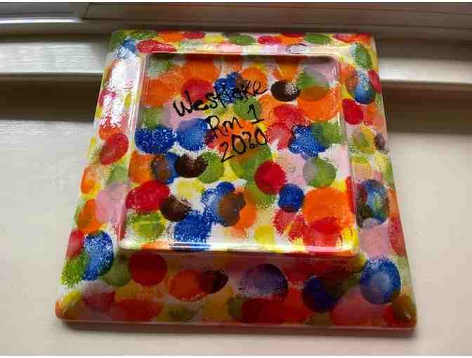 Class Art- Decorated Ceramic Platter (2nd Grade, Ms. Langley/ Mrs. Attema)