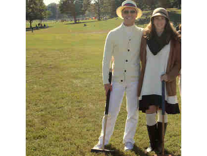 Croquet with Piper and Gabe