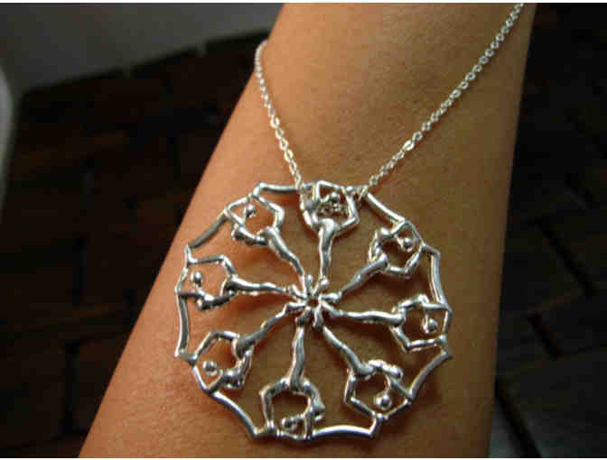 Yoga Mandala Pendant Necklace - Vina Shih Jewelry (T)