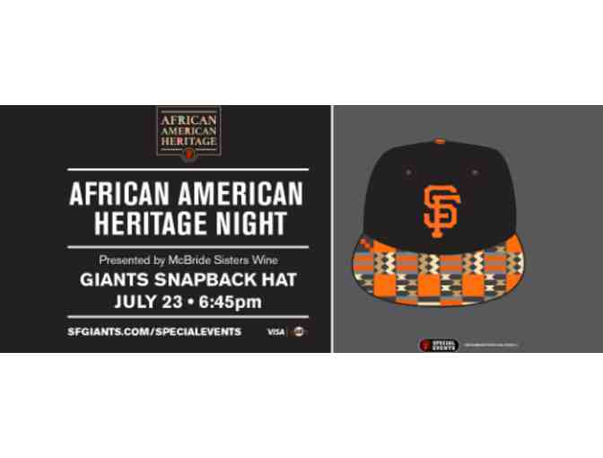 2019 SF Giants African American Heritage Night Snapback Hat