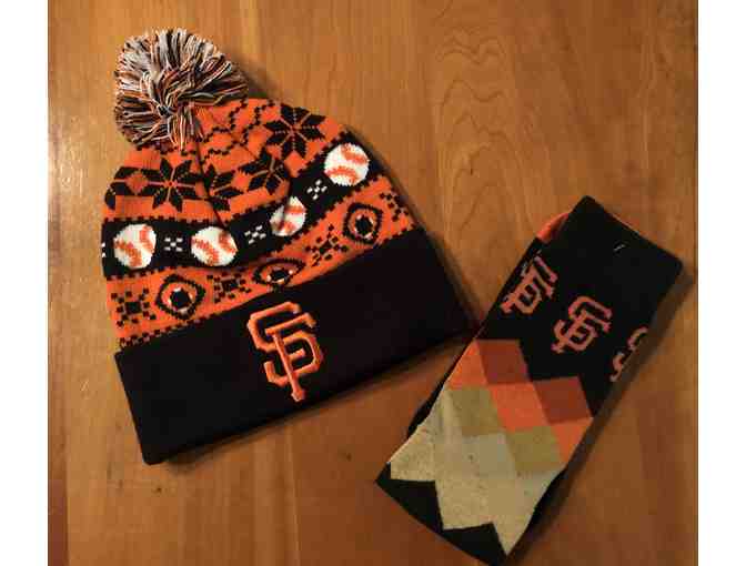 SF Giants Star Wars Youth Hat and Plaid Socks
